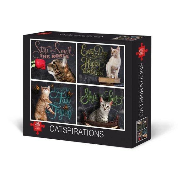 Catspirations 500-Piece Puzzle - Picture 2 of 2